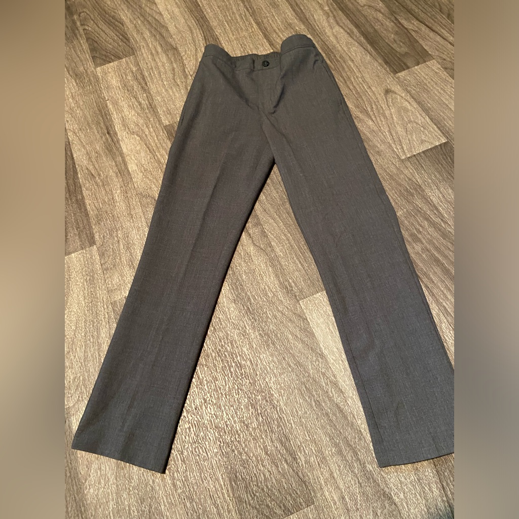Boys Gray Wonder Nation Dress Pants Sz 10